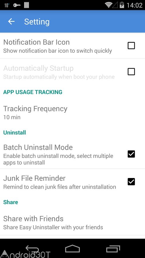 دانلود Easy Uninstaller App Uninstall 3.36 – برنامه ی حذف کننده آسان اندروید